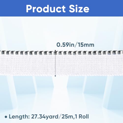 CRASPIRE 27 Yard Book Binding Headbands Blue Linen Bookbinding Tape Endbands Bookbinding Supplies Binding Book Tape Repair Archival Bookbinding Tape Cloth for Beginners Bookbinding Book Decor - Image 2