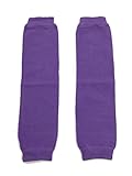 Rush Dance Solid Colors for Boys or Girls Baby/Toddler Leg Warmers (One Size, Purple)