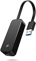 Vista 1 de TP-Link Adaptador USB a Ethernet (UE306), compatible con Nintendo Switch, adaptador de red Gigabit RJ45 a USB 3.0 de 1 Gbps, diseño plegable