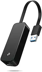 TP-Link Adaptador USB para Ethernet (UE306), suporta Nintendo Switch, adaptador de rede LAN USB 3.0 dobrável para Gigabit Ethernet, suporta Windows, Linux, Apple MacBook OS 10.11-12, Surface