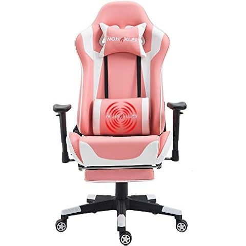 Silla Gaming NOKAXUS con Masajeador y Reposapiés Cover