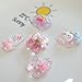 Spring Slime Charms Cute Set,Pink Bulk Mixed Flatback Resin Charms Set Ornament for DIY Resin Jewelry Making Scrapbooking Hairpin Decors,50 Pcs (Pink)