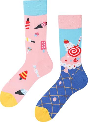 NxnChc Calcetines Divertidos Unisex para Mujer y Hombre con Diseños Asimétricos en Par - Temas Helado Animales, Comida, Fruta, Deporte y Arte en Algodón - Ideal para Regalos NxnChc Calcetines Divertidos Unisex para Mujer y Hombre con Diseños Asimétricos en Par - Temas Helado Animales, Comida, Fruta, Deporte y Arte en Algodón - Ideal para Regalos