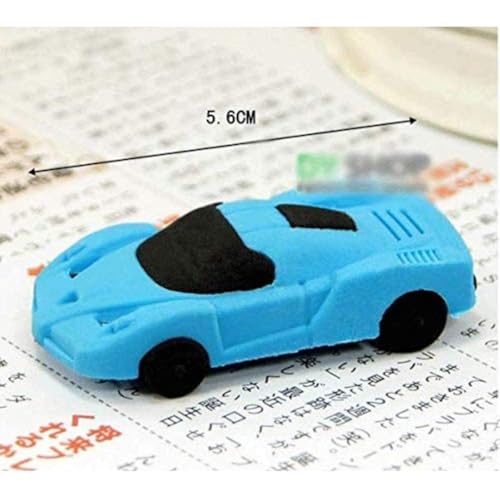 Image of 10 PCS Multicolor Car Shape Kids Car Themed Eraser Set (XOG2), Multi-Color
