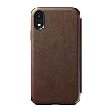 Nomad Rugged Folio for iPhone XR | Rustic Brown Horween Leather