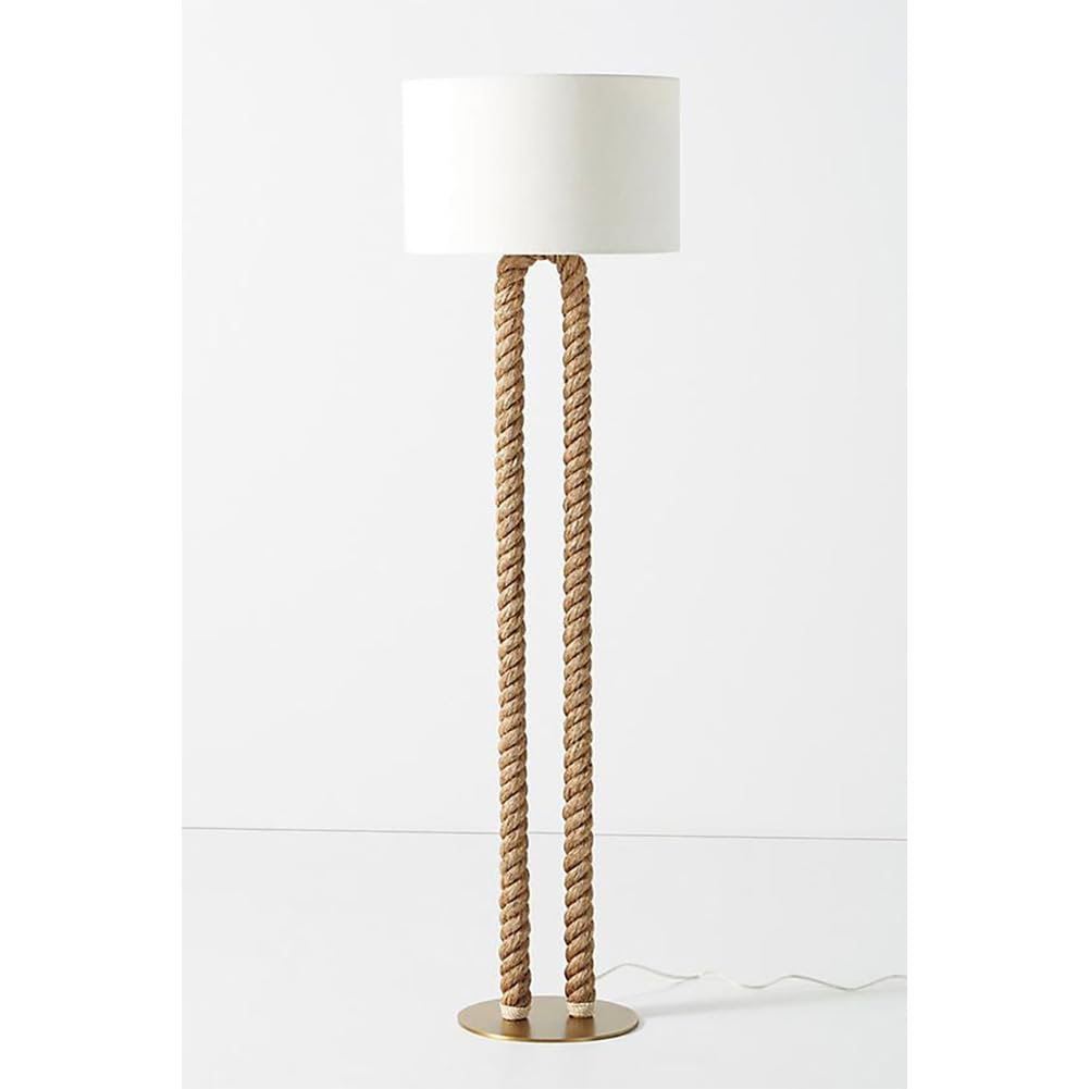 Modern Home Europa Nautical Pier Rope Floor Lamp