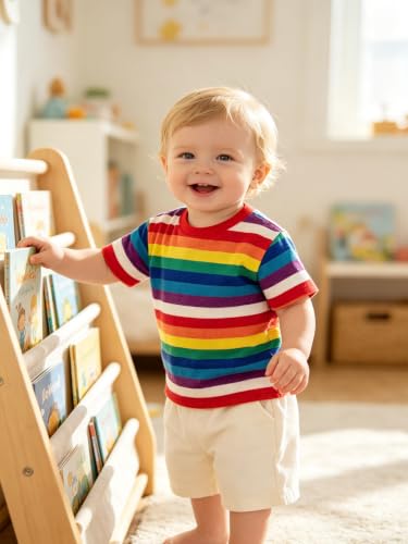 Image of Magic Park 6M-14Y Kid Striped T-Shirt Boys Cotton Tee Basic Top
