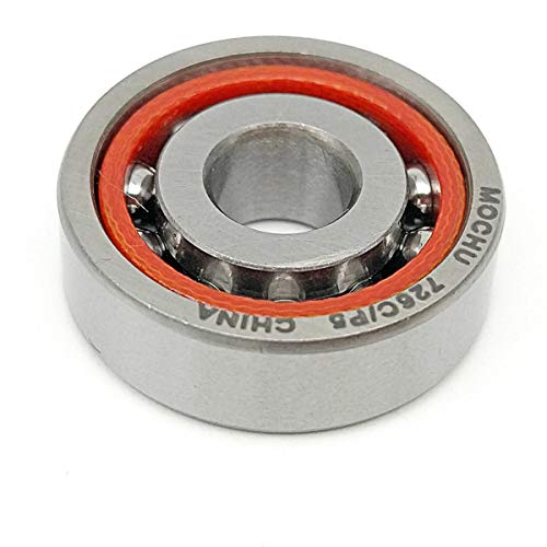 MOCHU 726 726C/P5 726C 6X19X6 Angular Contact Ball Bearing, ABEC-5, 15° Contact Angle, Metric, 6mm ID, 19mm OD, 6mm Width, Single Row, Open