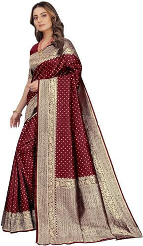 Image of Avantika Fashion Women's Kanjivaram Soft Silk Banarasi Sarees With Blouse Piece