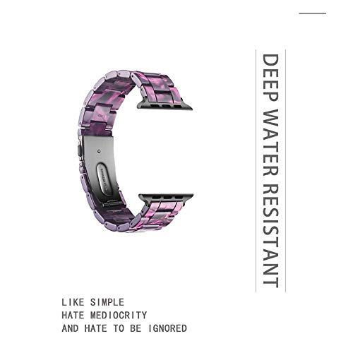 Image of Light House Apple Watch Bands-Fashion Lightweight Resin iWatch Bands for Women Men 38mm /40mm /41mm /42mm(Series 11 10), 49mm /46mm /45mm /44mm /42mm(S 3 2 1), Compatible with Apple Watch Series 11 SE 10 9 8 7 6 5 4 3 Ultra