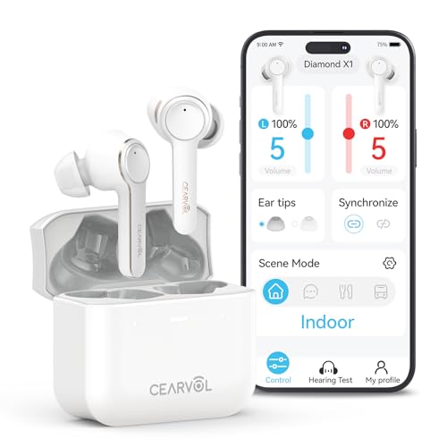 Cearvol Diamond X1 Bluetooth Rechargeable Hearing Aids