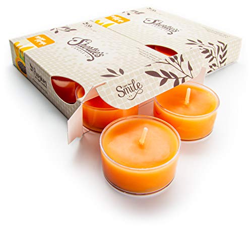 Mango & Papaya Premium Tealight Candles Multi Pack - 12 Orange Highly Scented Tea Lights - Beautiful Candlelight - Made In The Usa - Fruit & Berry Collection #TOP14