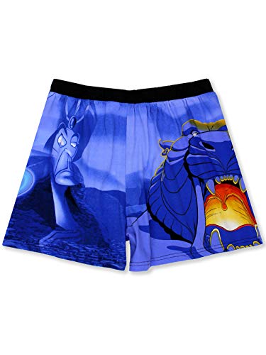 Disney Aladdin Genie Jafar Mens Briefly Stated Boxer Lounge Shorts2
