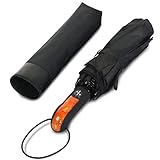 Lifewit Paraguas Automático Gran Oferta!JAMÁS Tan Barato!con 10 Varillas Portátil Ligero para Viaje Negro