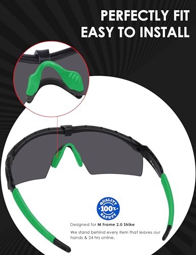 Image of BLAZERBUCK Replacement Earsocks & Nosepieces & Frame Clip for Oakley M Frame 2.0 Strike