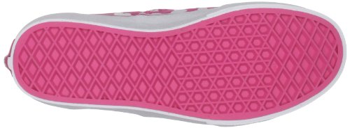 Image of Vans Girl's Fashion Sports Canvas Trainer, Hearts Fandango Pink True White, 7.5 UK Child