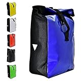 BÜCHEL Fahrradtasche für Gepäckträger I 100% wasserdicht und bis zu 10kg belastbar I Fahrradtasche Gepäckträger aus Tarpaulin, Gepäckträgertasche, Fahrrad Taschen hinten