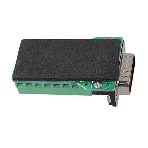 Sysly Db15 D-Sub Male Jack 15 Pins Port To 2 Row Terminal Breakout Board Riveting Tooth #TOP4