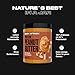 Body Attack Peanut Butter Crunchy, 1kg - Erdnussbutter mit Stückchen, 30% Protein ohne Zuckerzusatz, vegan, ohne palmöl
