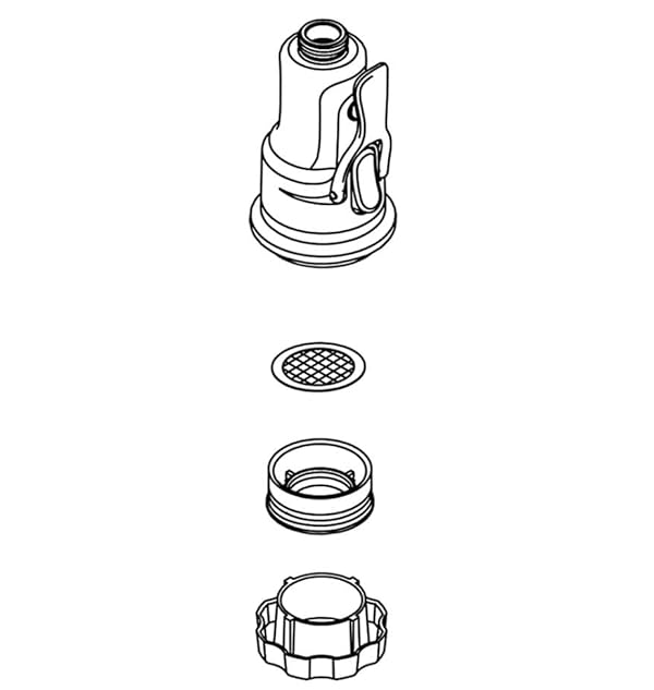 Kohler K1357001-SN Replacement Spray Head Kit for K-77515 Vibrant Polished Nickel by Kohler - Used condition - US$40.89