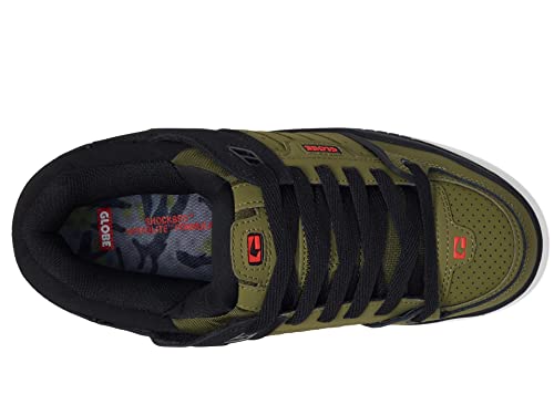 Image of Globe Fusion Olive /Black /Red 11.5 D (M)