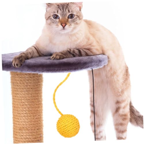 Repuesto rascador gato sisal 2 piezas con bola interactiva miniatura 5