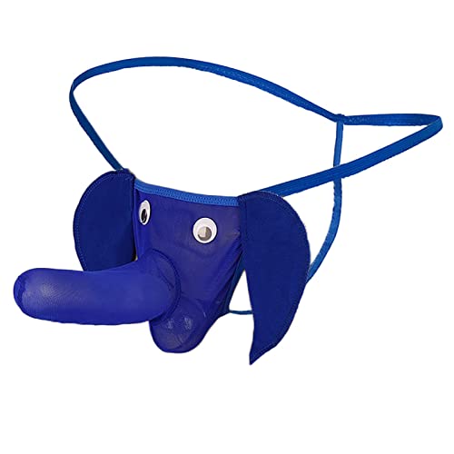 Men's sexy underwear cartoon elephant thong fun G-String T-Back Husband Boyfriend Valentine's Day Lingerie Gifts