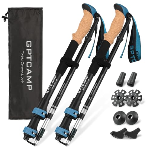 GPTCAMP Walking Sticks,Trekking Poles Collapsible...