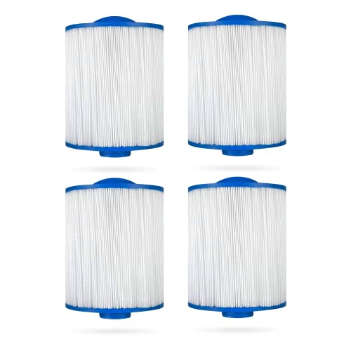 Clear Choice Pool Spa Filter 7.00 Dia x 8.00 in Cartridge Replacement for Artesian Baleen AK-9021 Filbur FC-0420, [4-Pack]