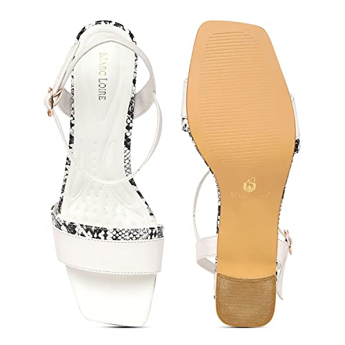 Image of Marc Loire Women's Slip on Casual Solid Sandals Heels