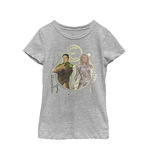 T-shirt Marvel Eternals Gilgamesh Thena pour fille en coton chiné
