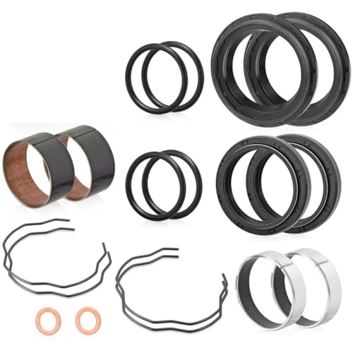 Sellos de aceite y polvo de horquilla para moto Yamaha MT07 FZ07 XSR700 2018-2023 3