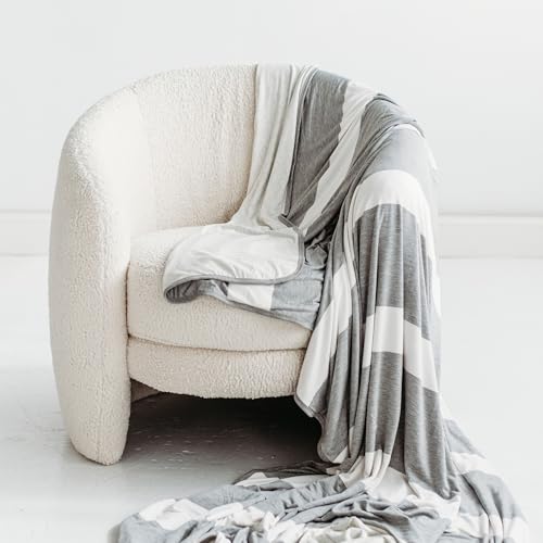 Image of Little Sleepies Cloud Blanket, 65 inch x 85 inch, Oversized, Heather Gray
