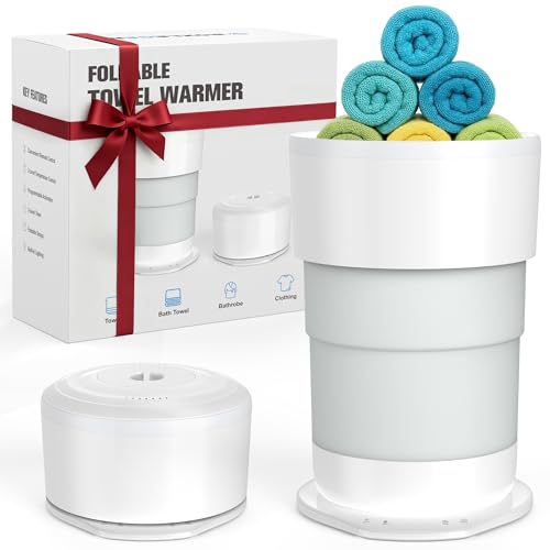 BoxLegend Foldable Towel Warmer for Bathroom, 21L Large Hot