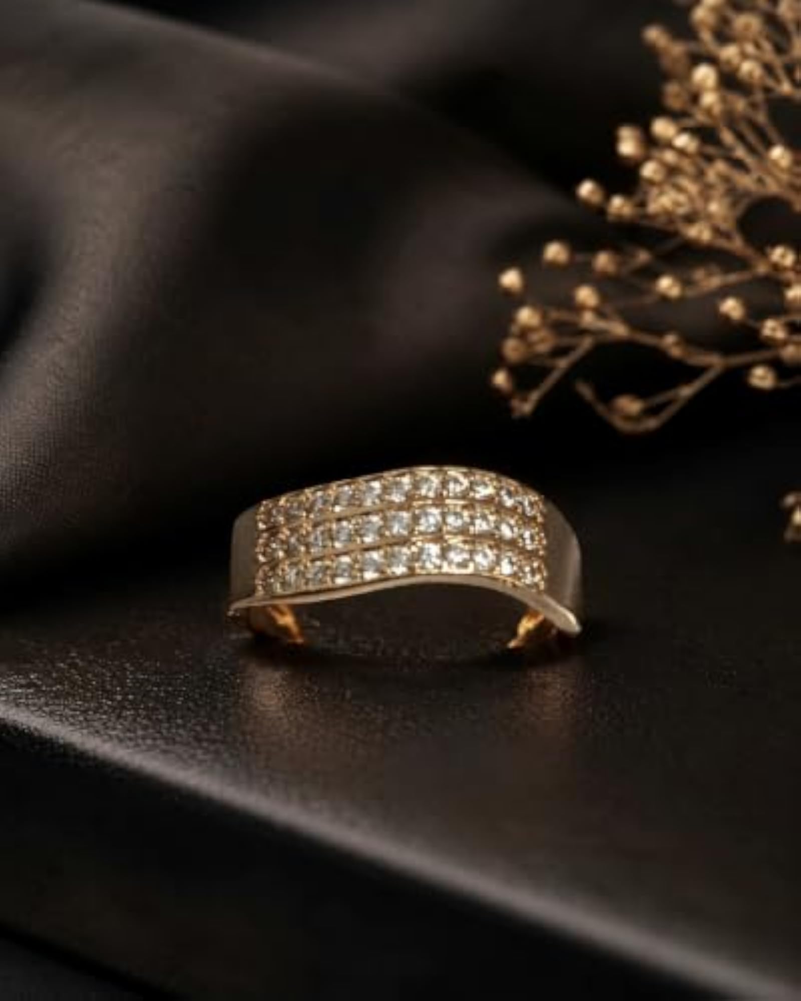 Stylish Adjustable Ring, Versatile Design
