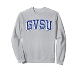 Grand Valley State Lakers Retro Arch Heather Gray Sweatshirt