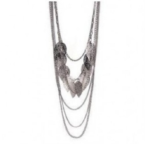 HotEnergy Bohemian Retro Chain Multi Stray Leaf Necklace Sweater Long Chain Jewelry