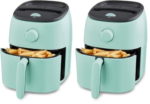Image of Dash Tasti-Crisp Air Fryer, 2.6 Quart, Aqua (Pack of 2)