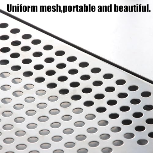 Bandeja de goteo de acero inoxidable rectangular de 31 pulgadas para kegerator de barra 4