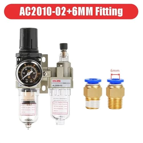 Régulateur de pression pneumatique AC2010-02 pour éliminer l'eau du compresseur