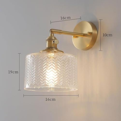 Liseuse murale orientable gain de place avec interrupteur pour lit sans table