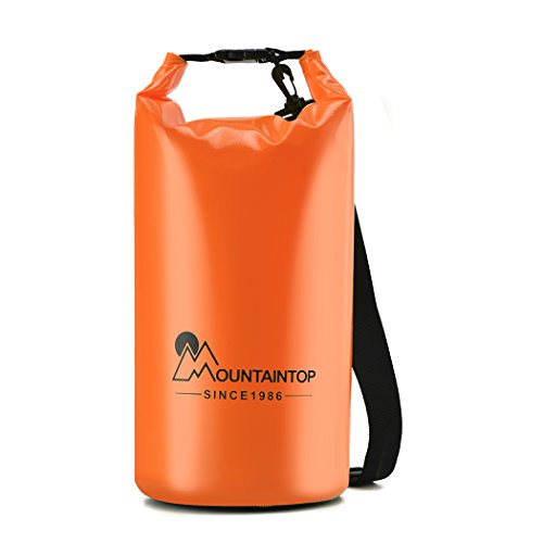MOUNTAINTOP 5L/10L/20L Waterproof Dry Bag with Shoulder Strap