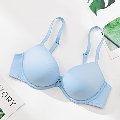 Image of Wingslove Women's Push Up Bra Deep V Plunge Underwire T-Shirt Bra Multiway 2 Cups Up