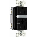 Pass & Seymour 1595NTLTRBKCC4 Gfci Receptacle/Nightlight Tamper Resistant 15-Amp/125-volt