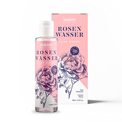 Rosenwasser Monte Nativo 200 ml | zur Gesichtsreinigung und...