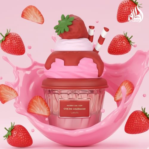 Image of Lattafa Berry On Top Eau de Parfum, Give Me Gourmand Collection - 75ml