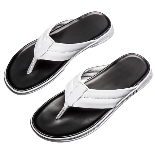 Sandales de plage en cuir pour homme : les pantoufles de marche aérées pour vos vacances au soleil