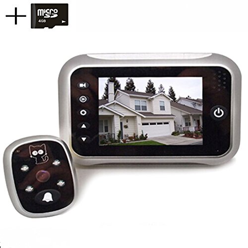 digitsea digital doorbell peephole door camera 3.5 inches TFT LCD screen Night vision