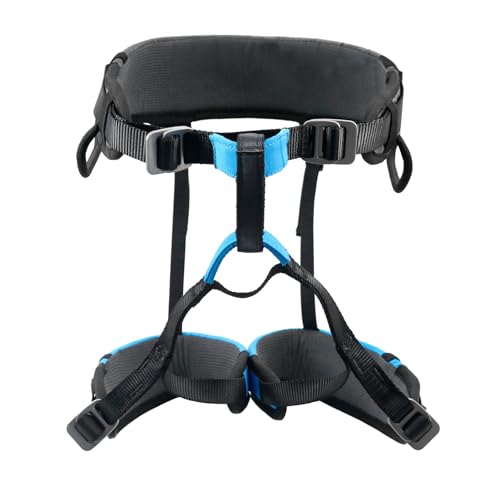 NewDoar Climbing Harness, Mountaineering Rock Climbing Harness, Men Women Tree Ice Climbing Half Body, Safety Belt Rappelling(Small)