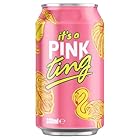 Pink Ting Ting Carbonated Grapefruit Juice Drink 330ml